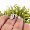 Pink Cat's Eye Ring, 925 Sterling Silver Ring Jewelry, Handmade Ring Gemstone Jewelry For Memorial Day