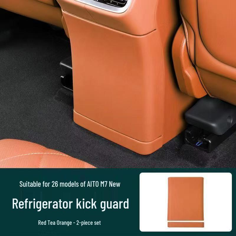26-Model AITO M7 Rear Seat Kick Mats & Air Conditioning Cover for Second-Row Protection