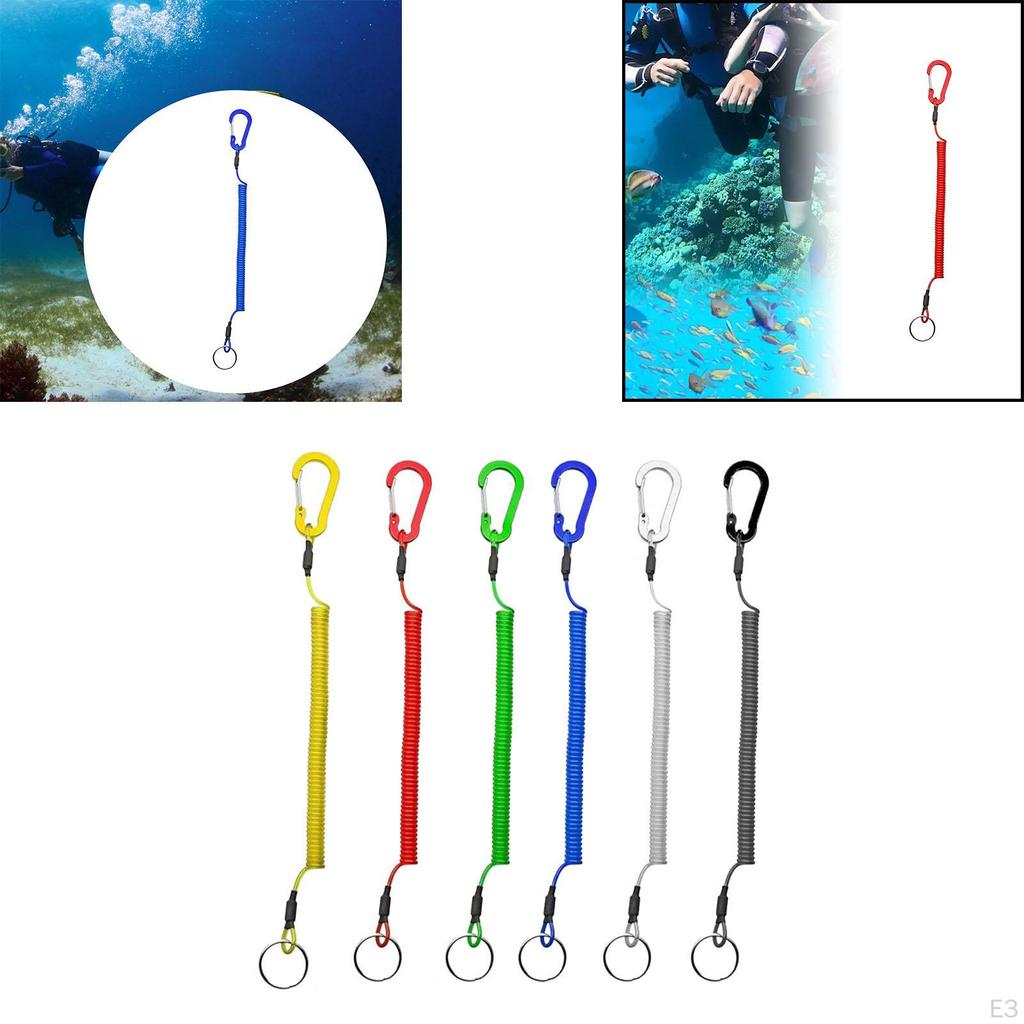 Durable Coiled Lanyard Keychain Set for Outdoor Adventures