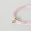 modernlike 14k gold pink amethyst gemstone bracelet 3mm