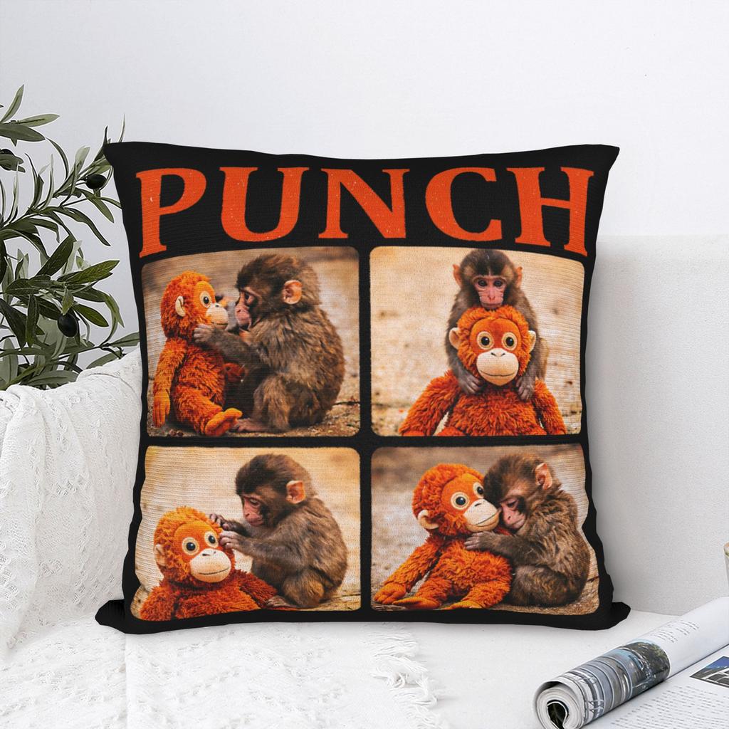 Pillow Cover Cute Monkey Punch Cute Funny Pillow Case For Living Room Bed Chair Pillowcases