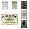Vintage Tin Sign Peaky Blinders Whiskey Metal Sign Poster Retro Art Plaque Wall Decor for Home Bar Pub Cafe Restaurant 8x12 I