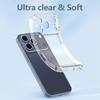 Black Butterfly Printed TPU Phone Case For iPhone 17 16 Pro 15 14 13 12 Pro Max 11 Shockproof Transparent Soft Silicone Cover