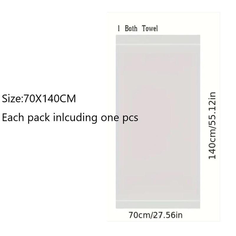 70X140Cm Bamboo Big Towel Luxury Hotel Home Embroidered Bath Towel Cover Personalized Sport Gift Towels Green Coffee Cream 