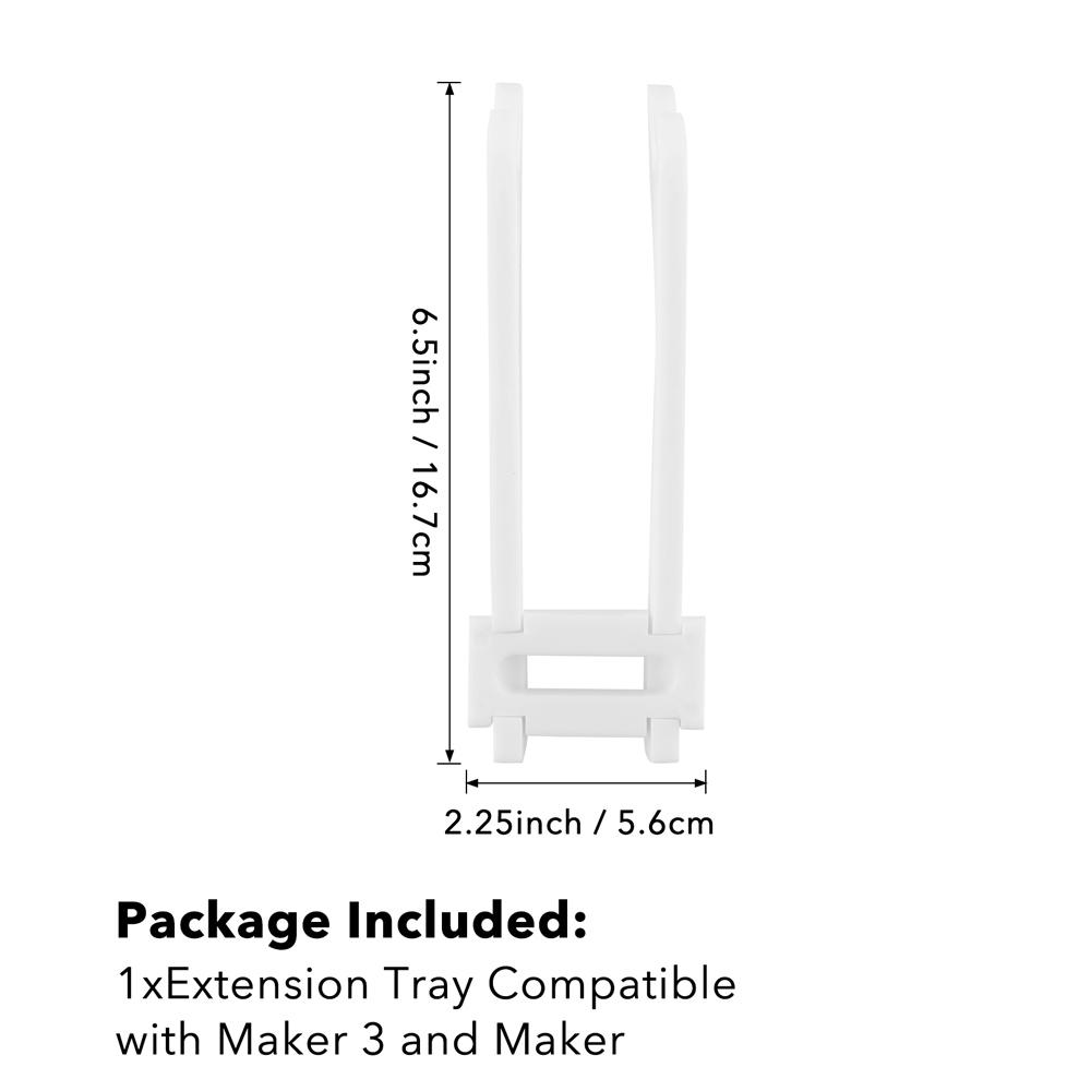 

2 size Extension Tray for Explore Air 2 & Explore 3/ Maker 3 and for Maker Cutting Mat Support, Mat Holder, Extender Accessories