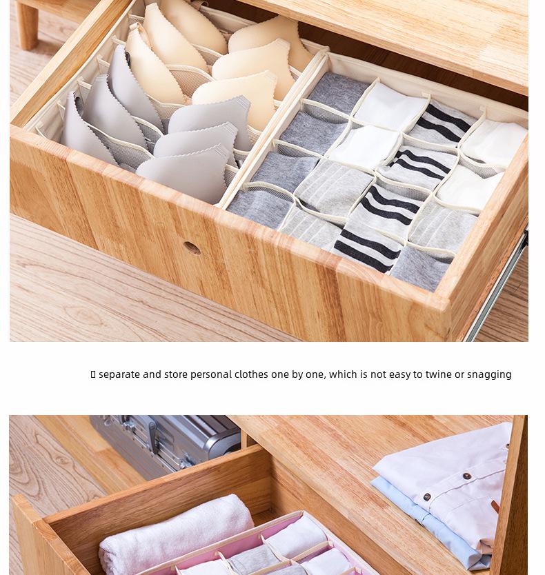 High-Elastic Foldable Mesh Underwear & Socks Organizer