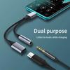 Type C To 3 5mm PD 60W USB AUX Cable Converter with 2 In 1 Headphone Jack Adapter Audio Cable for Huawei Earphone