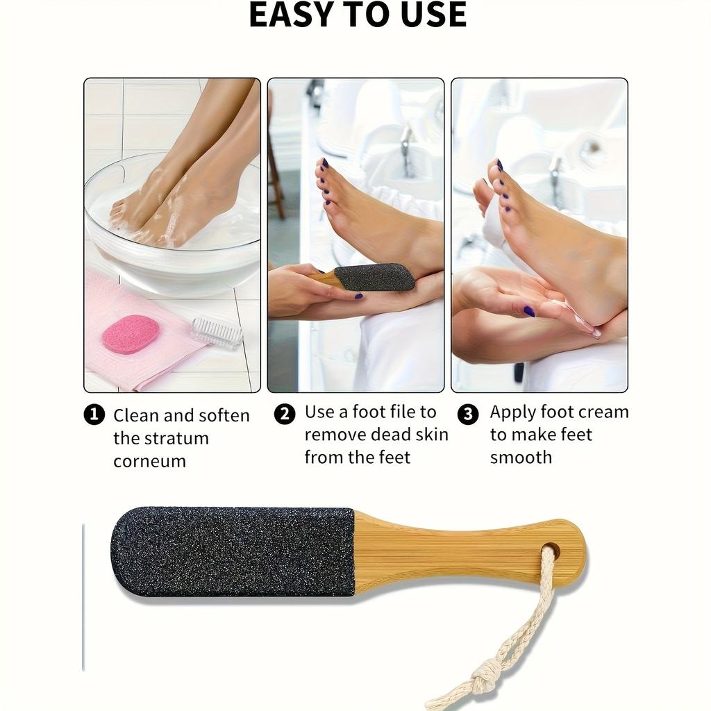 Foot File Polisher for Foot Care, Dead Skin Removal, Smooth & Softens Your Feet.