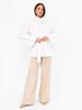 Russian women's imitation fur fur coat stand-up collar belt mink velvet thickened warm fur coat