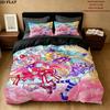 Wonderfulprecurwinx Club Pattern Bedding Quilt Set Quilt Cover Pillowcase Home Birthday Gift(1 * Duvet Cover + 2 * Pillowcase, Without Core)