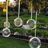 Christmas DIY Acrylic Hollow Ball Clear Balls Fillable Ornaments Ball Transparent Ball DIY Crafts for Wedding Christmas Decor