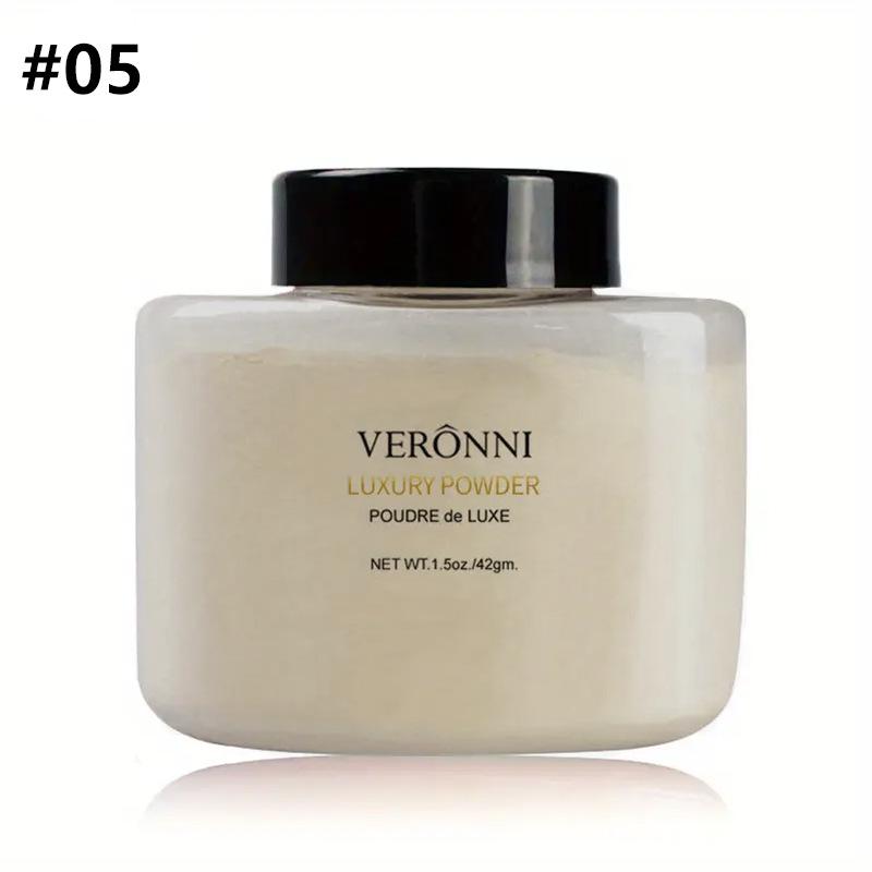 VERONNI Bananen Setting Puder: 4 Farben, Locker, Einfache Anwendung, Kein abhebendes Puder