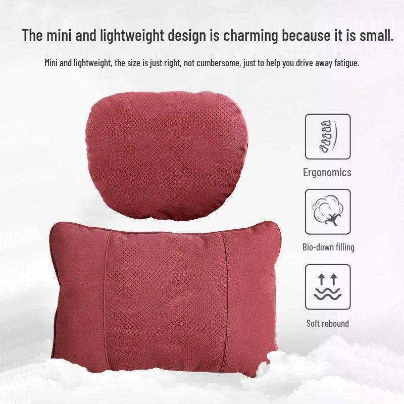 Breathable Lumbar Support Pillow for Mercedes S-Class, E-Class, Maybach Car Seats