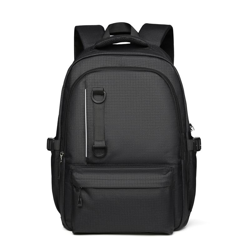 

Мужской дорожный рюкзак большой вместимости - Регулируемые плечевые лямки, несколько отделений, подходит для ежедневных поездок на работу, бизнеса, путешествий чёрный