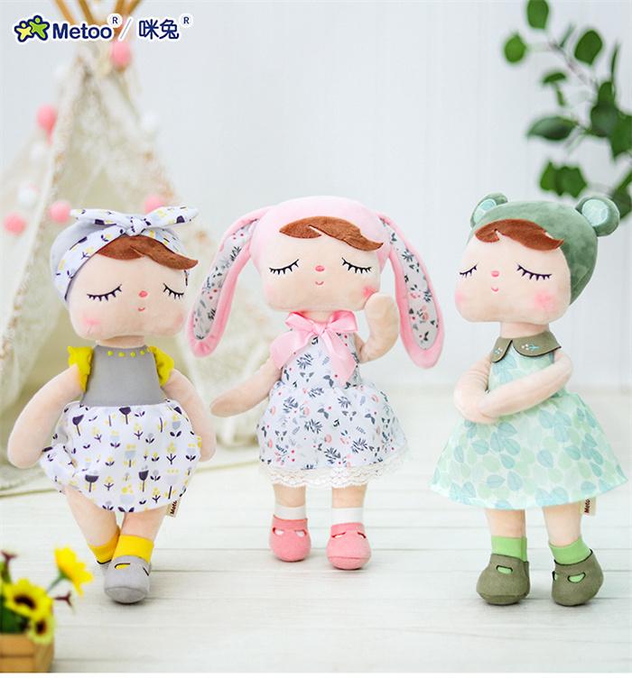 Personalized Metoo Summer Angela Princess Doll Soft Plush Toys Exquisite Collection Children's Birthday Gift