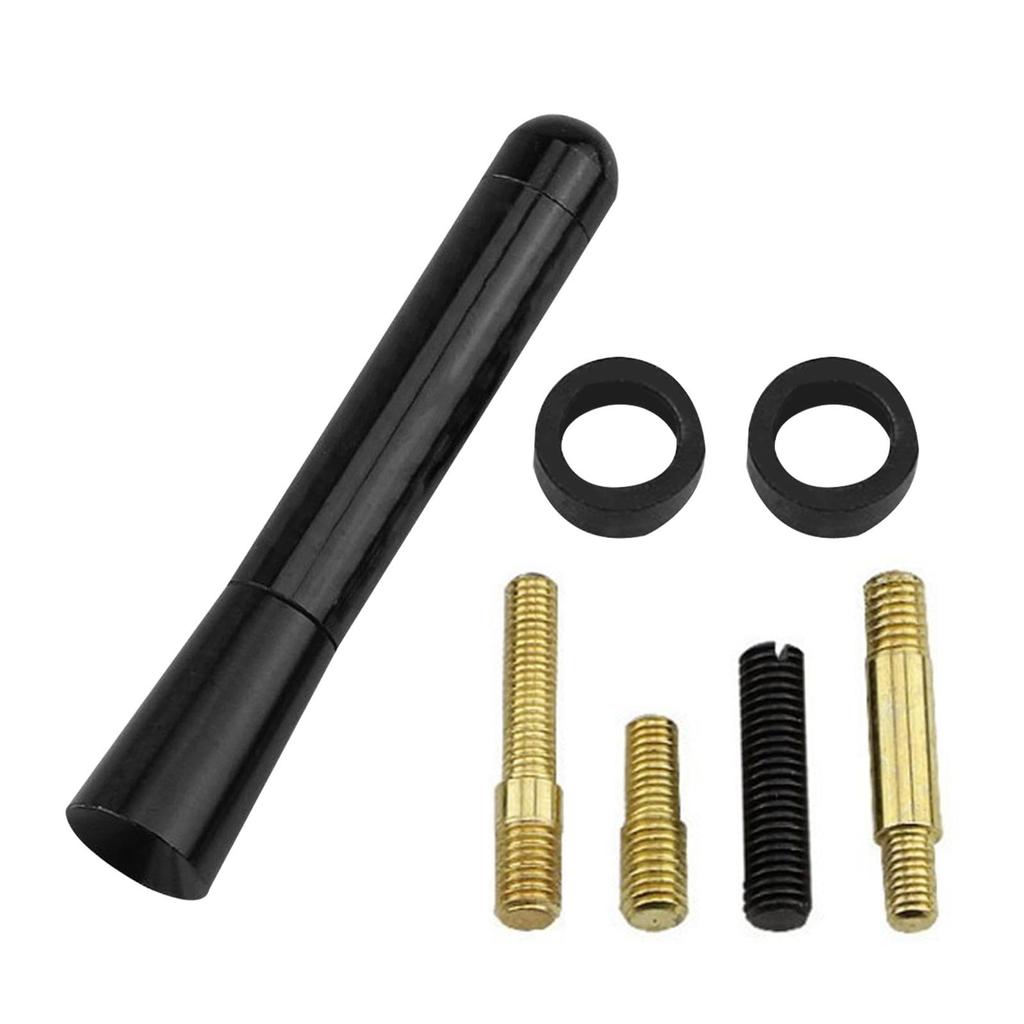Tuwlopyu Car Radio Antenna, Car Antenna Replacement - Short Carbon Fiber General Car Antenna,