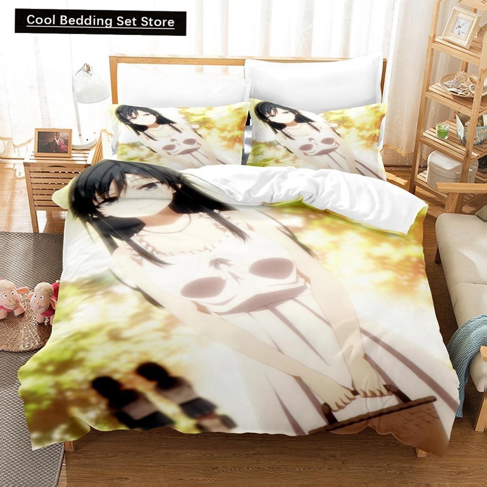 Anime Ore O Suki Nano Wa Omae Dake Kayo Bedding Set Single Twin Full Queen King Size Bed Set Adult Kid Bedroom Duvetcover Sets