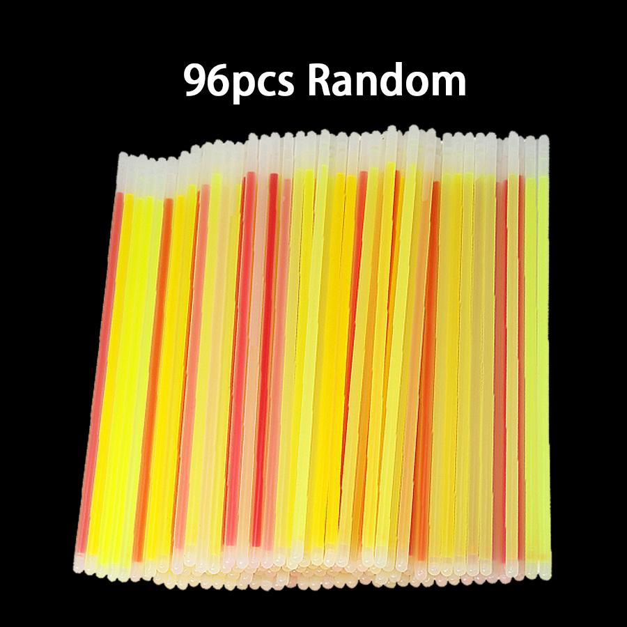 24/48/96PCS Plastic Glow Sticks Atmosphere Creating Tool Glow in the Dark Concert Supplies Emergency Lighting Party Decor XJM