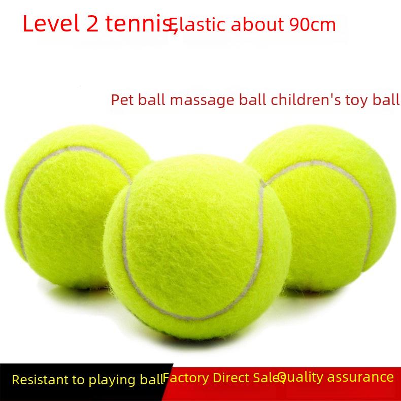 

Развлекательная теннисная игрушка-жевательная для питомцев - Теннисный мяч из эластичного волокна Rubber