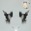 Black Demon Tail Prop Dark Gothic Cosplay Costume New Demon Horns Headband  Party