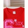 European Sizes Girls' Soft Crewneck Sweatshirt, Pink Star Print Design with Cute Print, Casual All-Match, Ideal Holiday Present