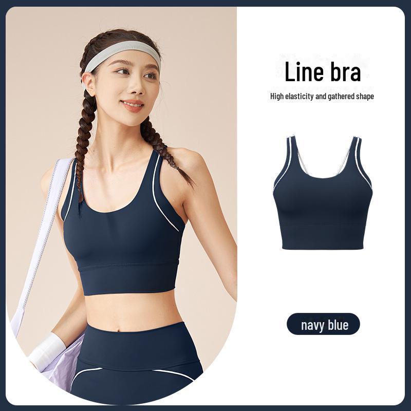 Juyitang Shockproof Yoga Sports Bra - High Elastic & Stylish Back Design
