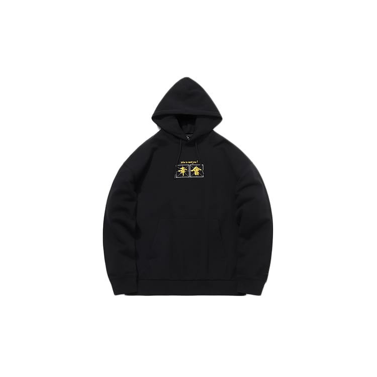 Li Ning X Disney Sweatshirts Unisex Black Hooded Moderate Regular AWDQB74-3
