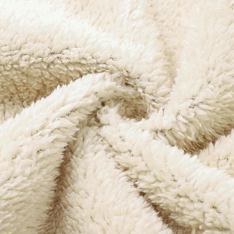 European-Style Men's Lambswool Hooded Jacket and Cardigan Winter Sports Suit