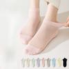 Female Spring and Summer New Breathable Sweat Absorption Deodorant Antibacterial Boneless Small Fresh Tube Socks