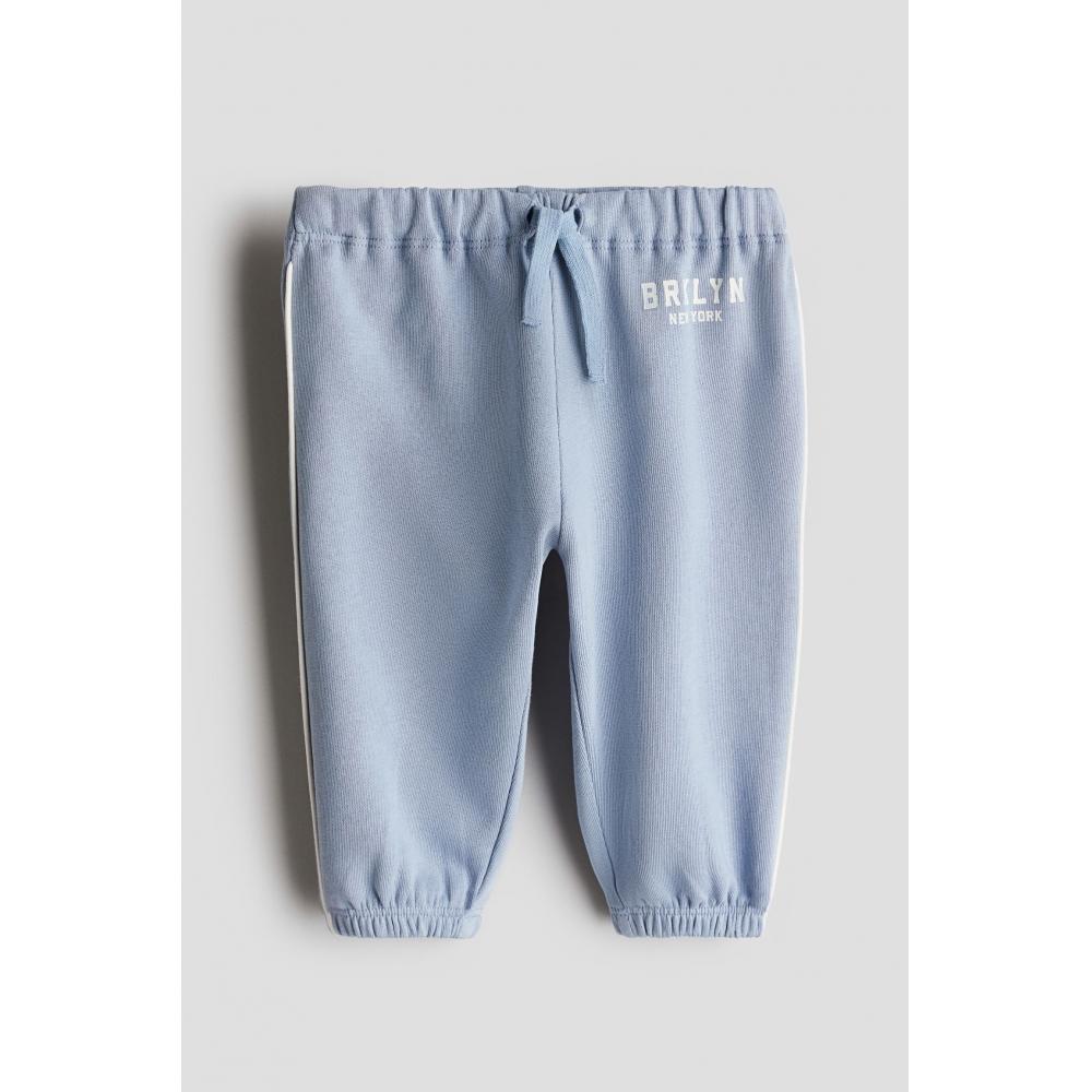 

Спортивные брюки HM Sweat Jogger светло-голубого цвета BRKLYN