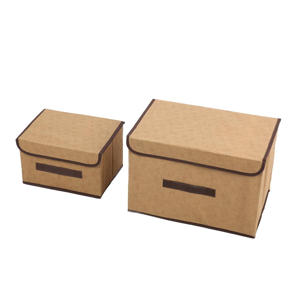 6 Stück Faltbarer Kleideraufbewahrungsorganizer Vliesstoff Multifunktionale Kleideraufbewahrungsbox mit Deckel