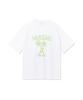 Bajal Flower Short Sleeve T-Shirt White/Green