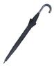 Large Automatic Fiberglass Teflon Black Men's Umbrella, 75cm, One-Touch Opening, Durable, Lightweight, Rib, Water-Repellent,