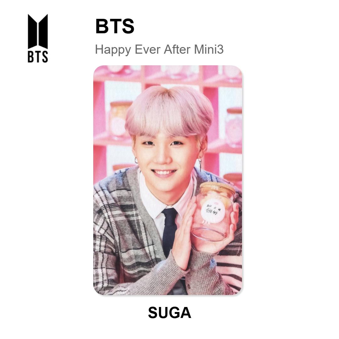 BTS SUGA Happy Ever After Mini3 Official Photocard SUGA