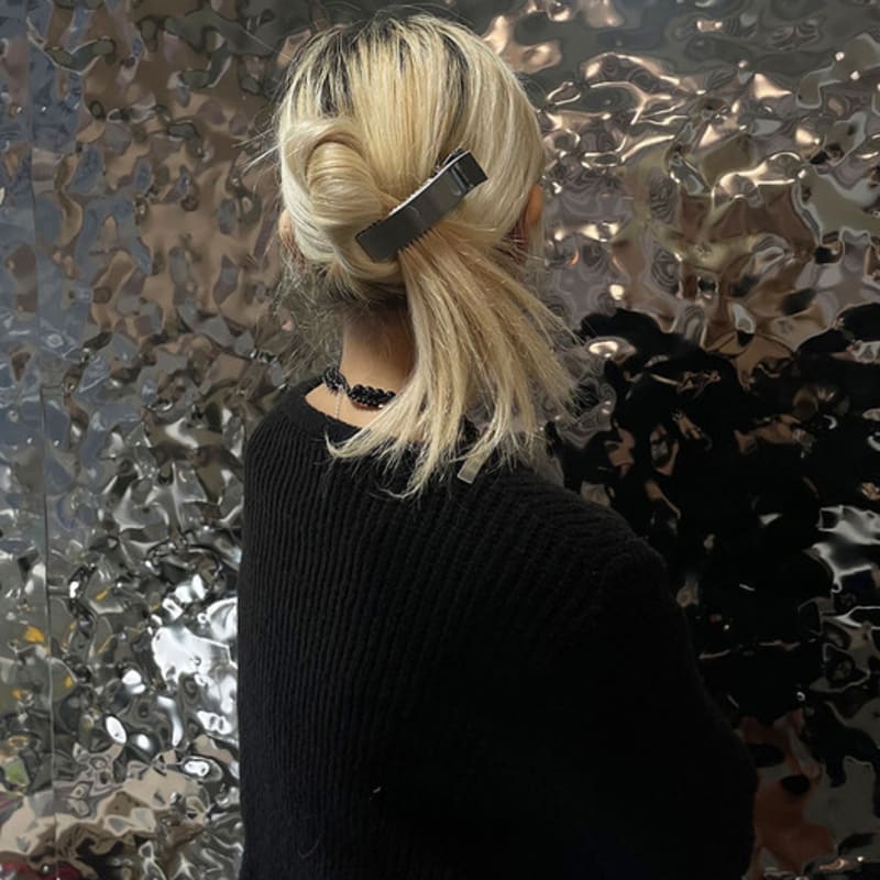 SENTIMENTS NO.291 [SILVER] HAIR PIN 2SET Push Pin Clip