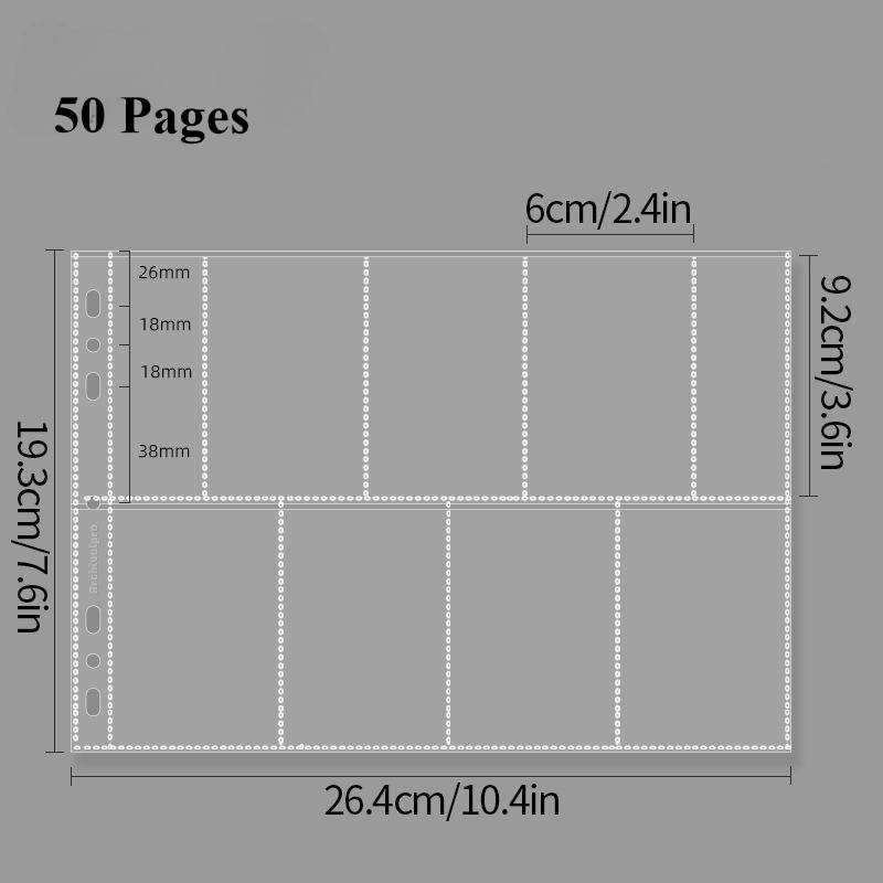 Kpop Photocards Holder Binder Photocard Display Kpop Cards Colelct Book Photo Albums 10/30/50 Pages 7/8 Pocket Pages