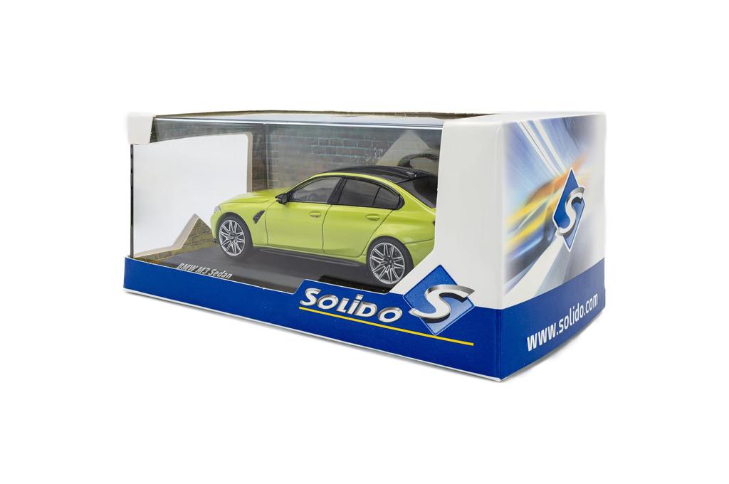 SOLIDO BMW M3 Competition Sedan 2023 Finished Product S4315303 1/43 (Yellow)