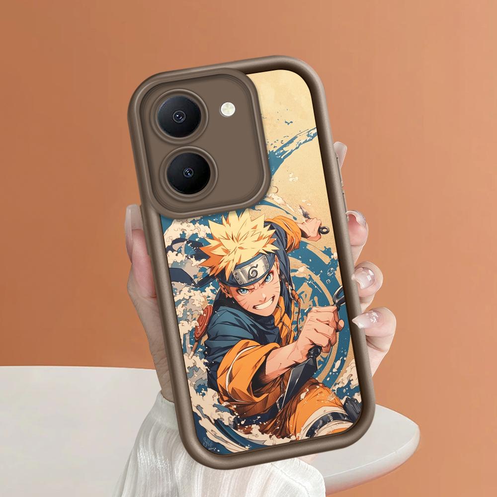 Soft Silicone Square Ladders Cartoon Pattern Full Cover Camera Protection Shockproof Case for iPhone Infinix Tecno Vivo