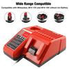 Chargeur De Piles - Waitley - Compatible Milwaukee - Gestion Intelligente - Affichage LED - 110-220V
