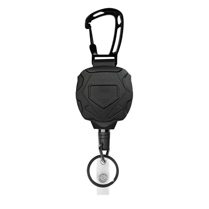 

1 шт. черный, различные стили альпинистских пряжек, легко вытягивается, телескопический трос, брелок против потери и кражи, легко вытягивающаяся пряжка