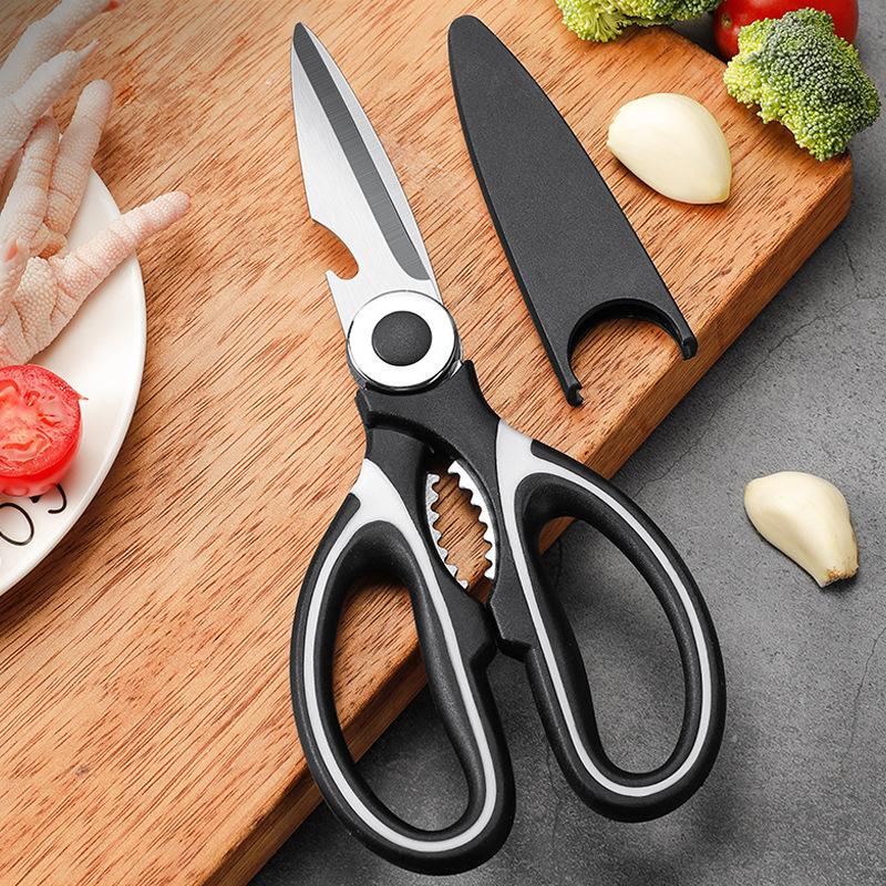 

Утолщенные кухонные ножницы Прочные ножницы для куриных костей Бытовые многофункциональные пищевые ножницы Острые и долговечные