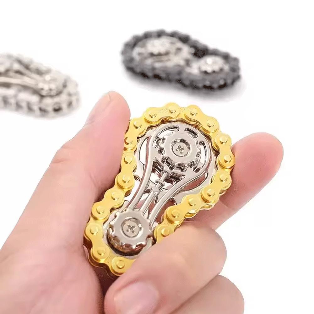 Metal Fidget Spinner Office Desk Toy Stress Relief Gears Hand Spinner for Adults desk decoration home decor Relieve stress relax