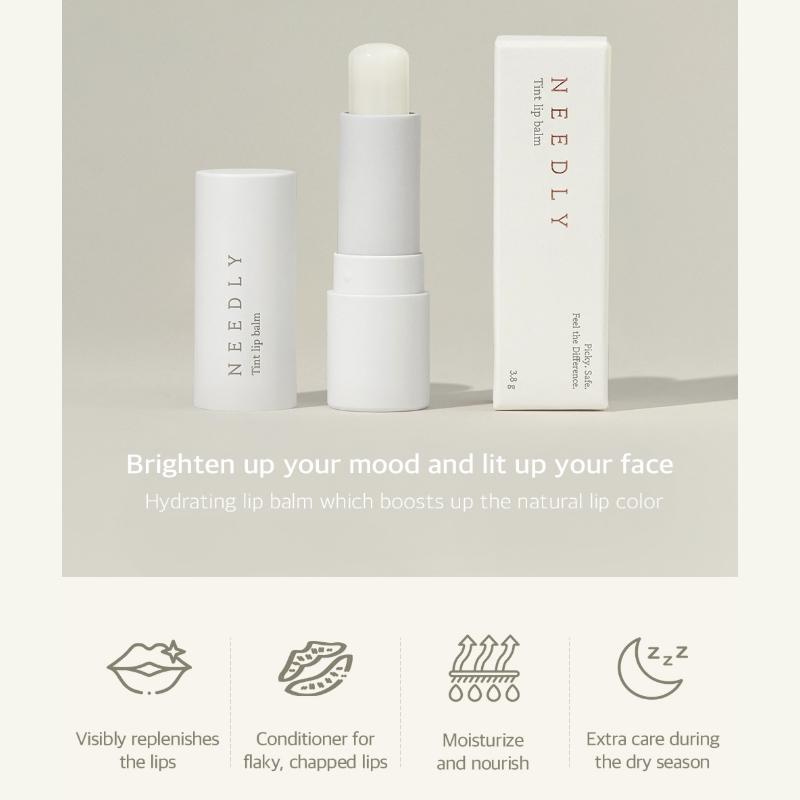 NEEDLY Vegan Tint Lip Balm 3.8g/Natural Lip Color/Moisturizing