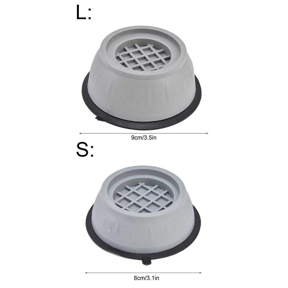 4pcs 8cm/9cm Furniture Pads Anti Skid Washer Foot Cushion Accessories Anti Vibration Pads  Dryer
