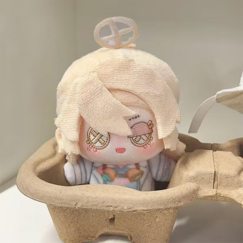 10cm Identity V Gardener Plush Dolls Keychain Pendant Prisoner Plush Toys Prospector Stuffed Bag Doll Holiday Gift