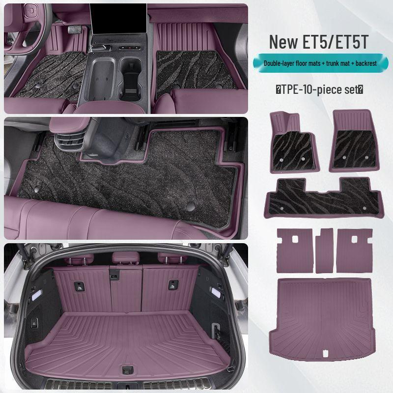 2024 NIO ET5/ET5T TPE Floor Mats: Custom Fit, Fully Enclosed Auto Interior Accessory
