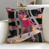 popular singer Tate McRae Cushion Cover Soft  EasyWash Pillow Case  Versatile for Couch Bed Travel and Office