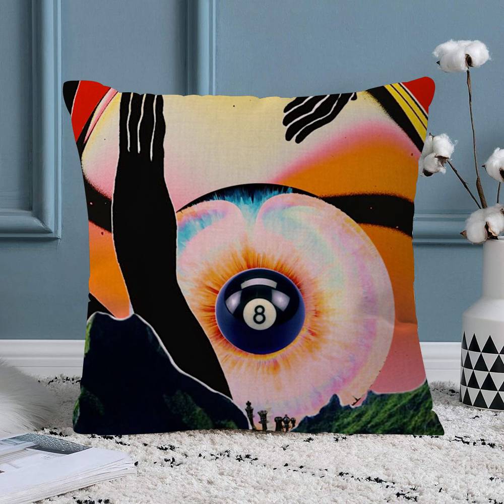 Black And White No Ball Art Pillow Cushion Cover Pillowcase Living Room Sofa Home Decor Customized