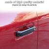 Exterior Side Door Handle Cover Trim Black For Ford F150 2015-20 2Dr Accessories