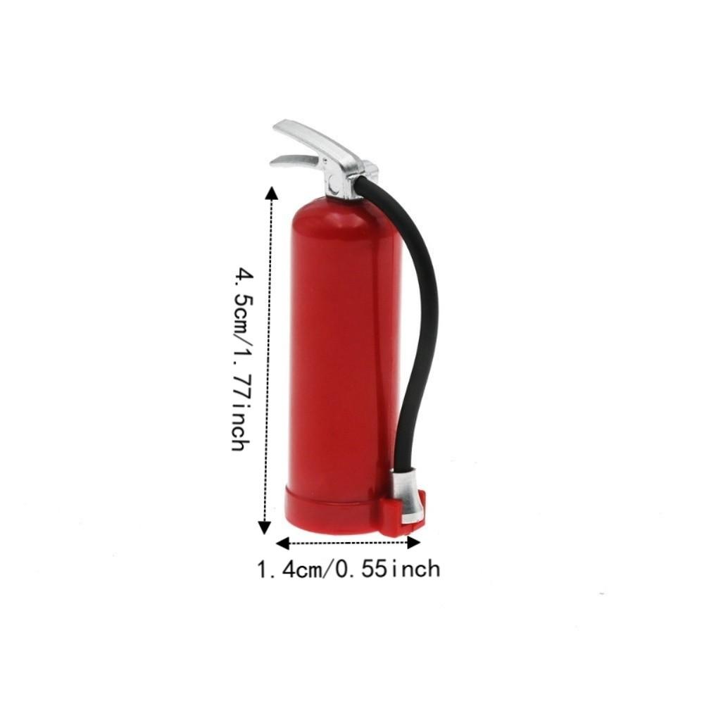 2Set With Stickers RC Decorative Fire Extinguisher for TRX4/SCX10/D90 RC Cars Decoration Part
